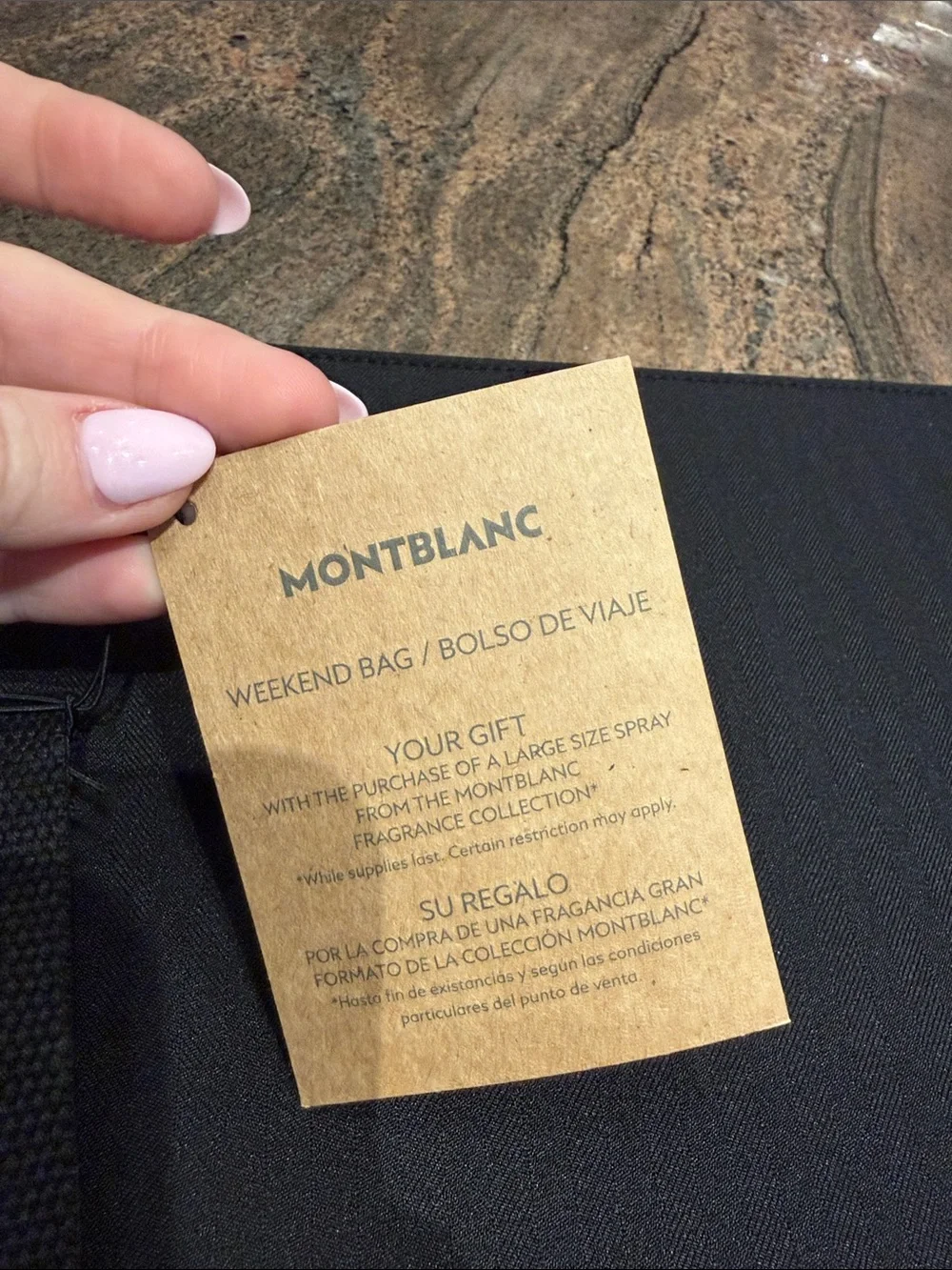 Montblanc Men’s Weekend Bag & Tin Box NWT